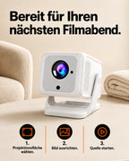 Miniprojektor – klar for din neste filmkveld.