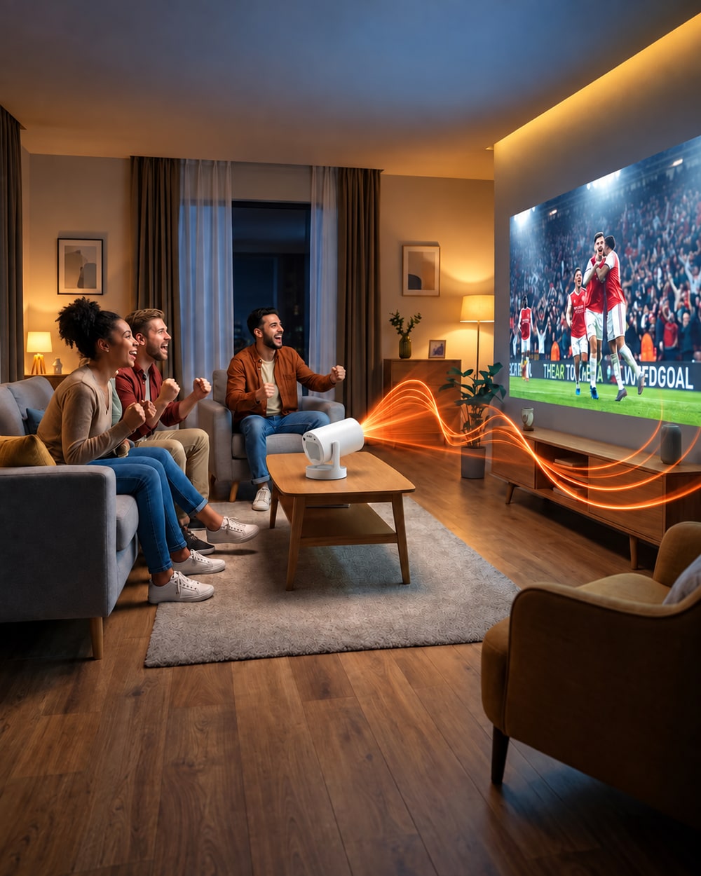 Miniprojektor – filmkveld i stuen
