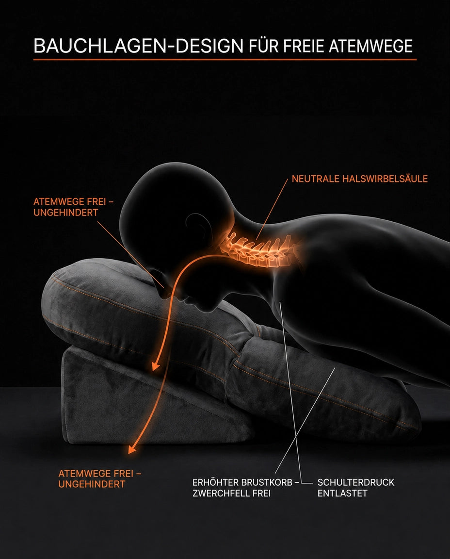 Magesoverpute med justerbar fyll – memoryskum for trykkfri hvile – produktbilde 11