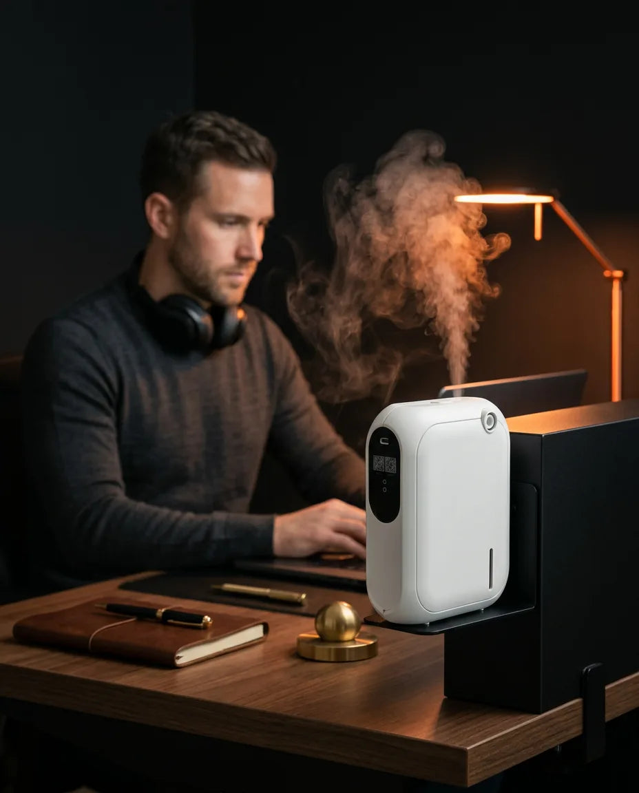 Aromadiffuser med appstyring – fin tåke og mykt lys for eteriske oljer – produktbilde 10