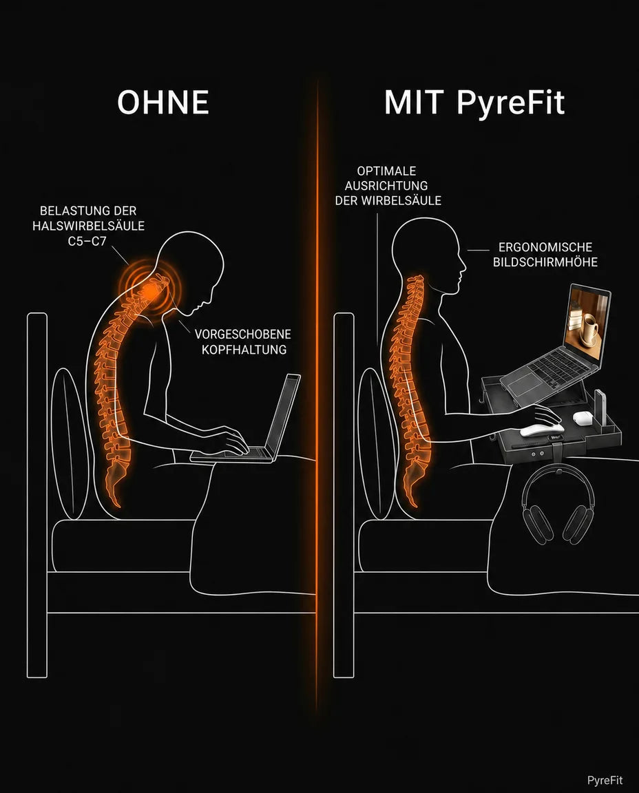 Sengebrett til å klemme fast – plassbesparende hylle for laptop, mobil og drikke – produktbilde 12