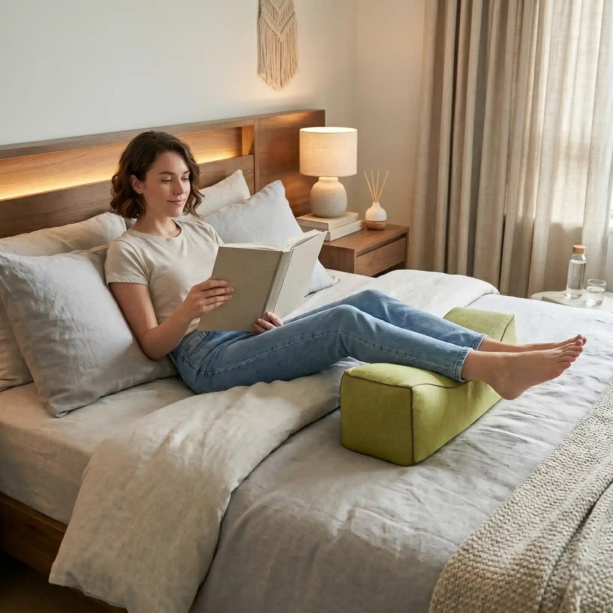 Knepute for sidesovere – ergonomisk støtte for bein og hofte – produktbilde 10