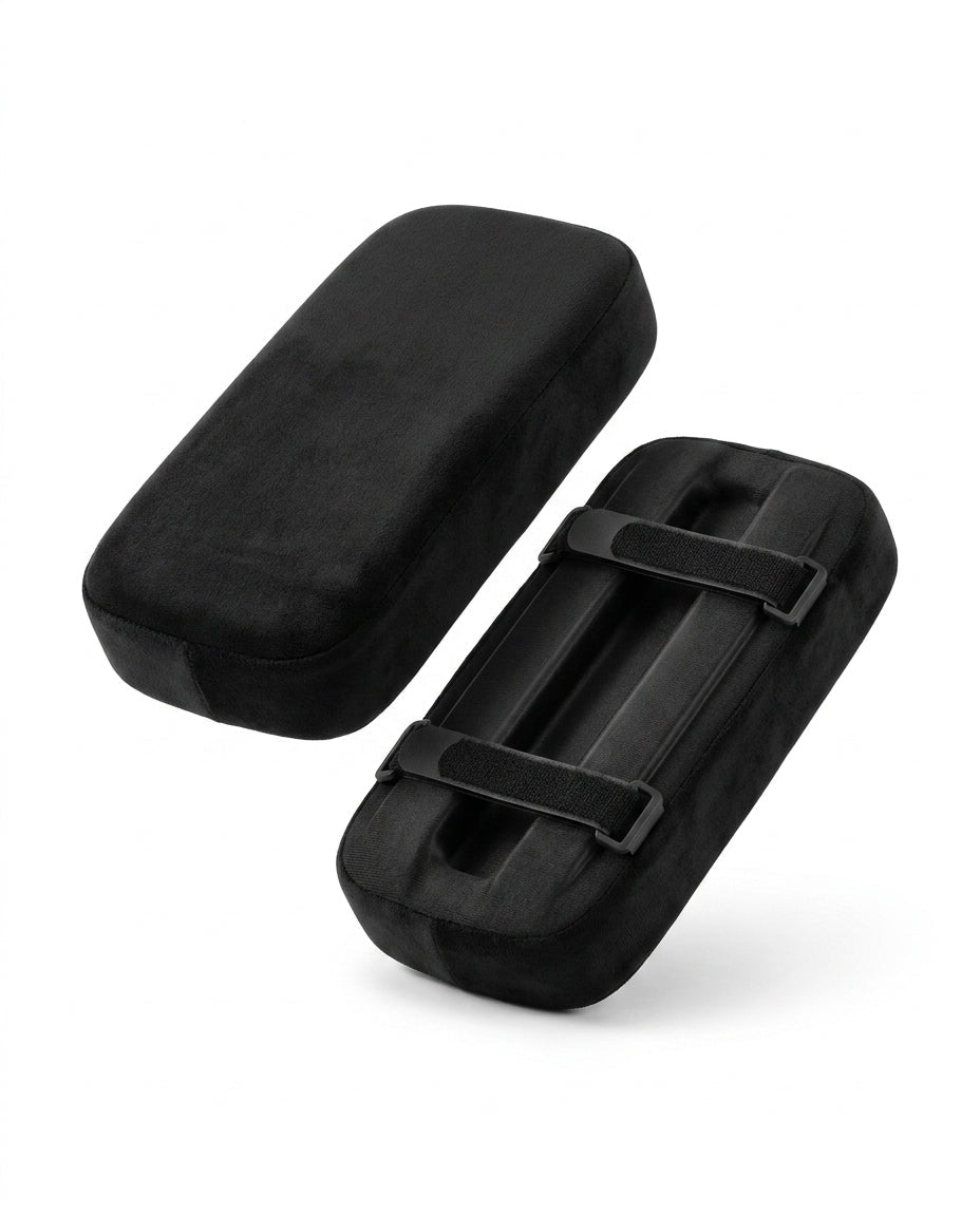 Armlenputer 2-pk – myk pute for kontor- og gamingstoler – produktbilde 1