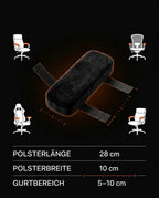 Armlenputer 2-pk – myk pute for kontor- og gamingstoler – produktbilde 9
