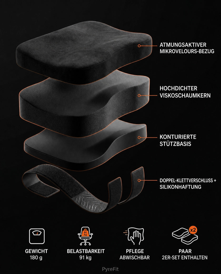 Armlenputer 2-pk – myk pute for kontor- og gamingstoler – produktbilde 10
