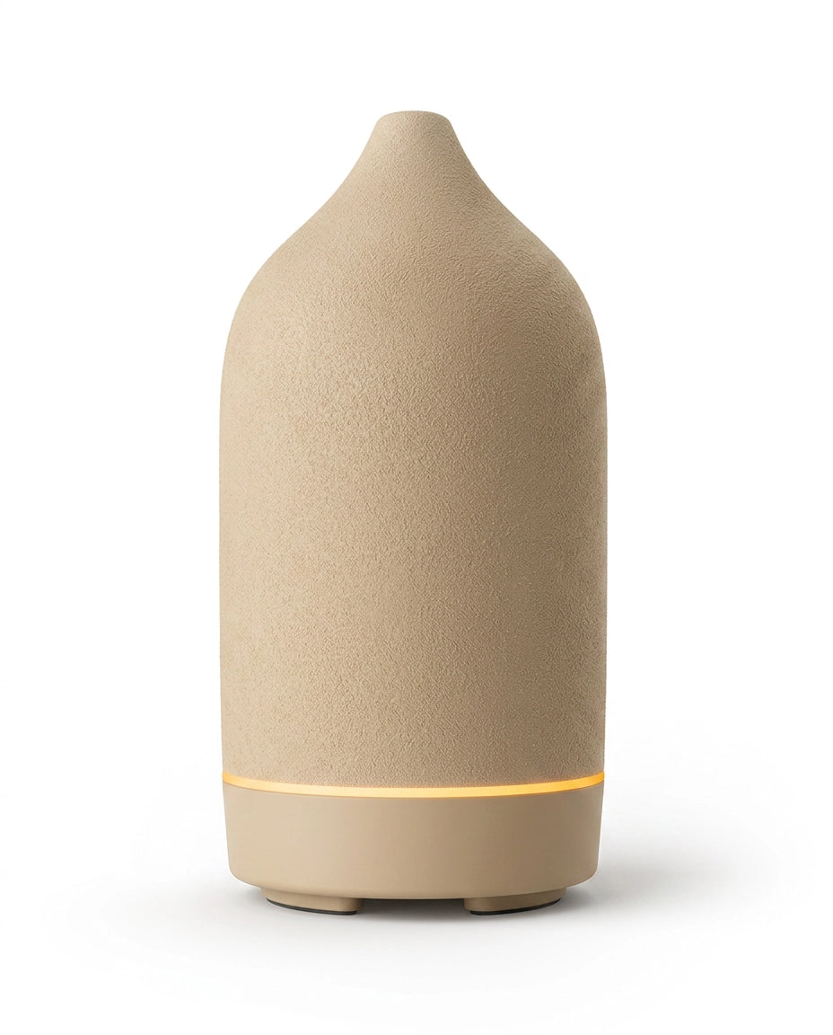 Aromadiffuser i keramikk – stillegående ultralydtåke for eteriske oljer – produktbilde 7