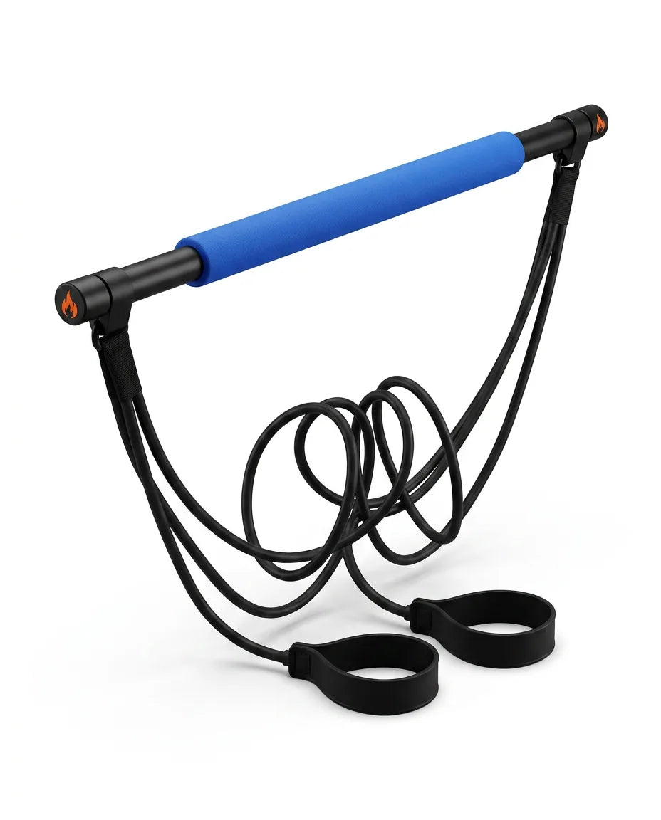 Pilatessett med stang og motstandsstrikker – leddvennlig trening hjemme – produktbilde 10