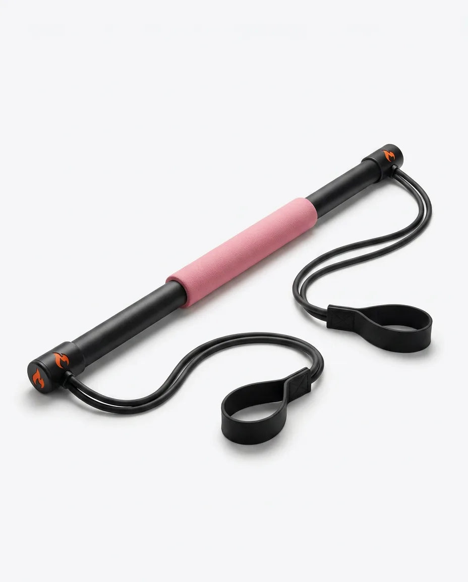 Pilatessett med stang og motstandsstrikker – leddvennlig trening hjemme – produktbilde 11