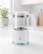 Melkeskummer med glasskanne og base – produktbilde 10