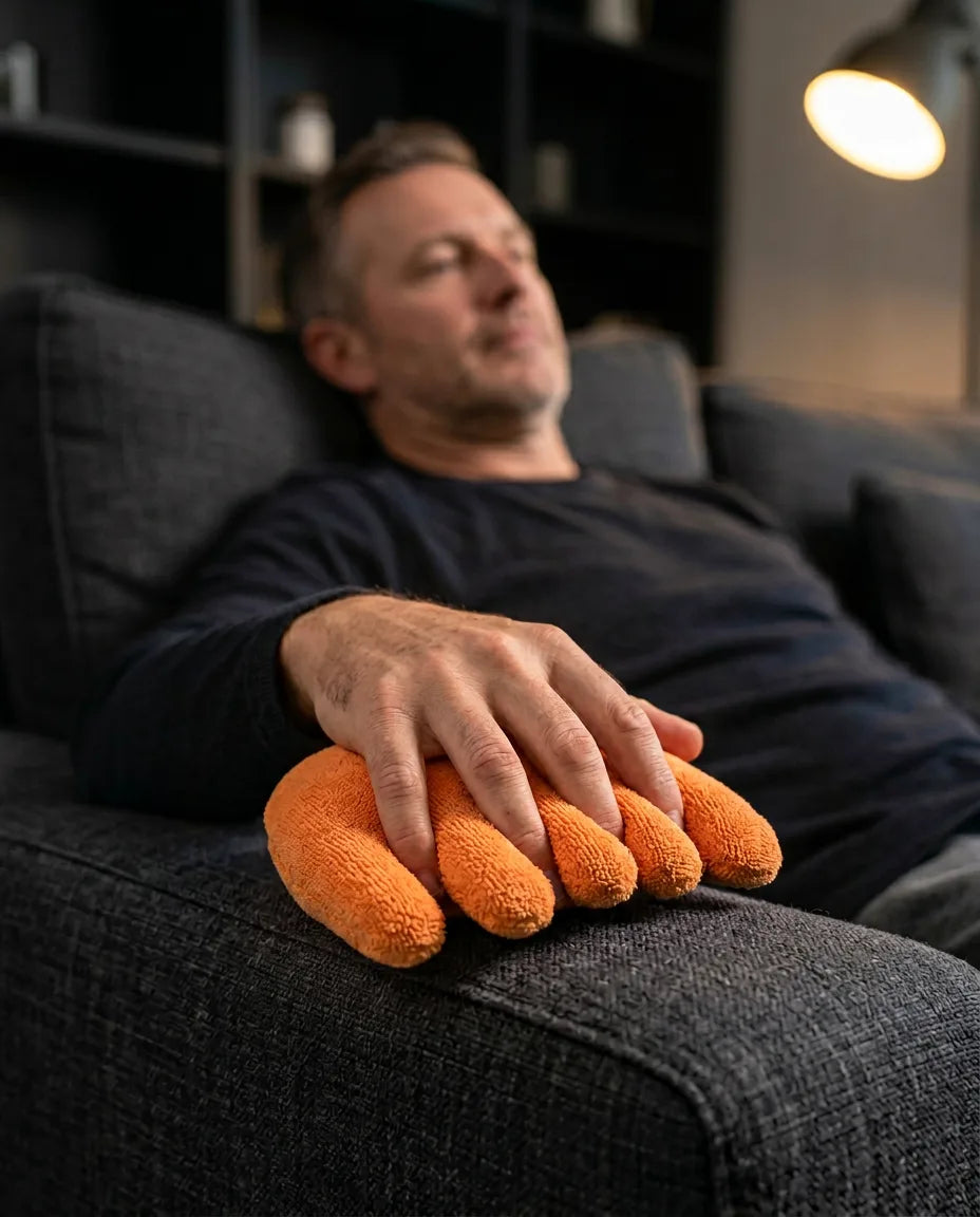 Håndleddsstøtte med fingerspor – ergonomisk støtte for slitne hender – produktbilde 3