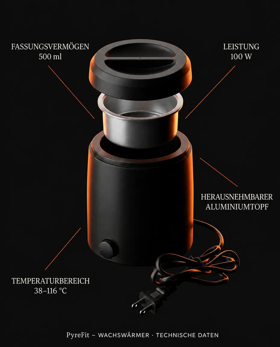 Vokssmelter for hjemmet – jevn varme for glatt hud på bein og armer – produktbilde 10