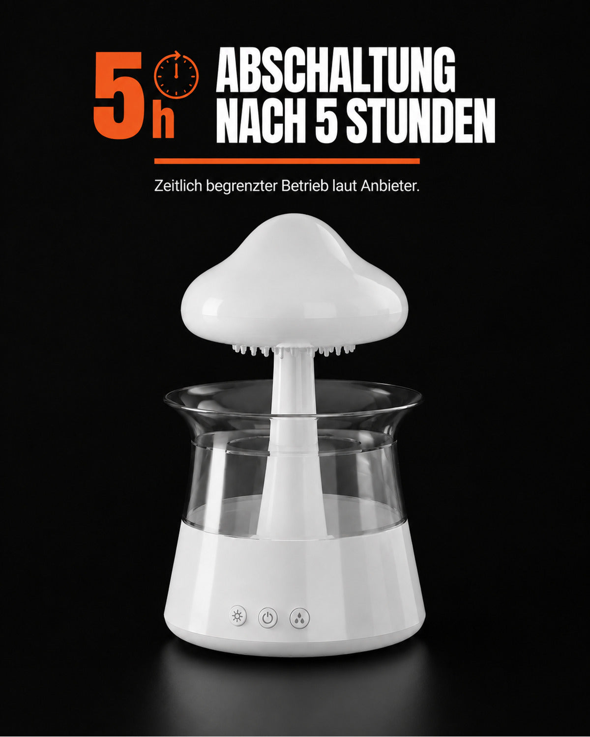 Luftfukter formet som en sky – produktbilde 4