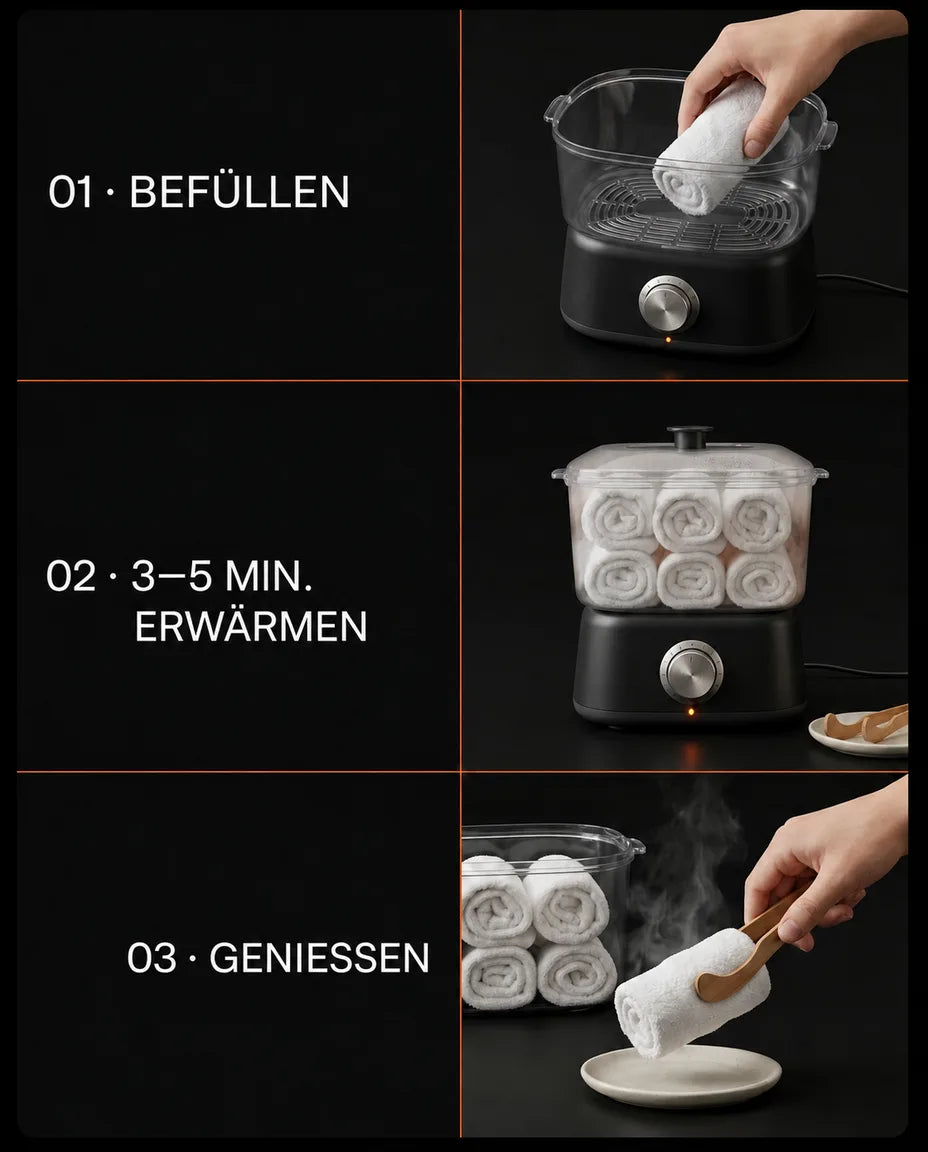 Kompakt håndkletørker – varme håndklær rett etter dusjen – produktbilde 9
