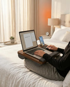 Laptoppute for seng og sofa – stabilt underlag med museflate – produktbilde 2