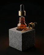 Oppbevaring for eteriske oljer i granitt – skulpturell holder for badstue og spa – produktbilde 5