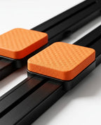 Sammenleggbar pilates-reformer – helkroppstrening med trekktau og polstret dekk – produktbilde 3