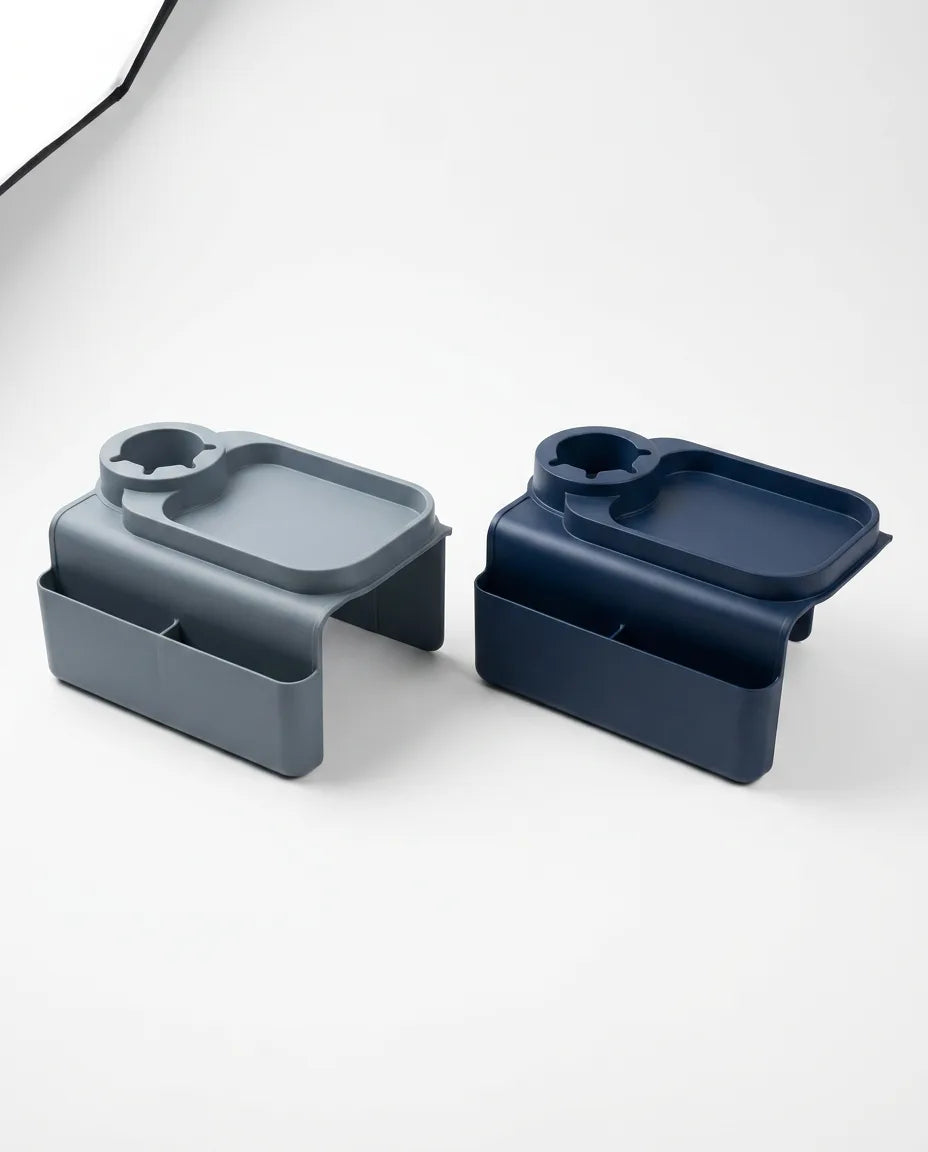 Sofaarmlen-organizer – med koppholder og rom til fjernkontrollen – produktbilde 9