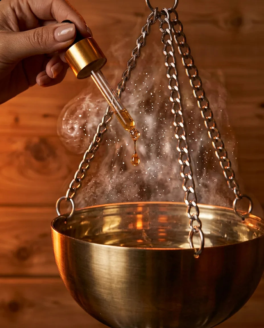 Aromaskål for badstuen i rustfritt stål – for eteriske oljer, urter og saltkrystaller – produktbilde 2