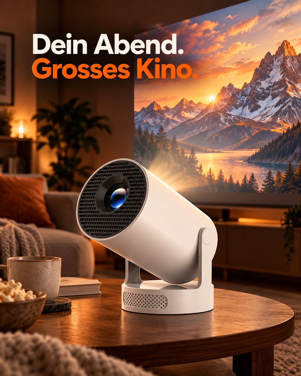 Miniprojektor – filmkveld hjemme