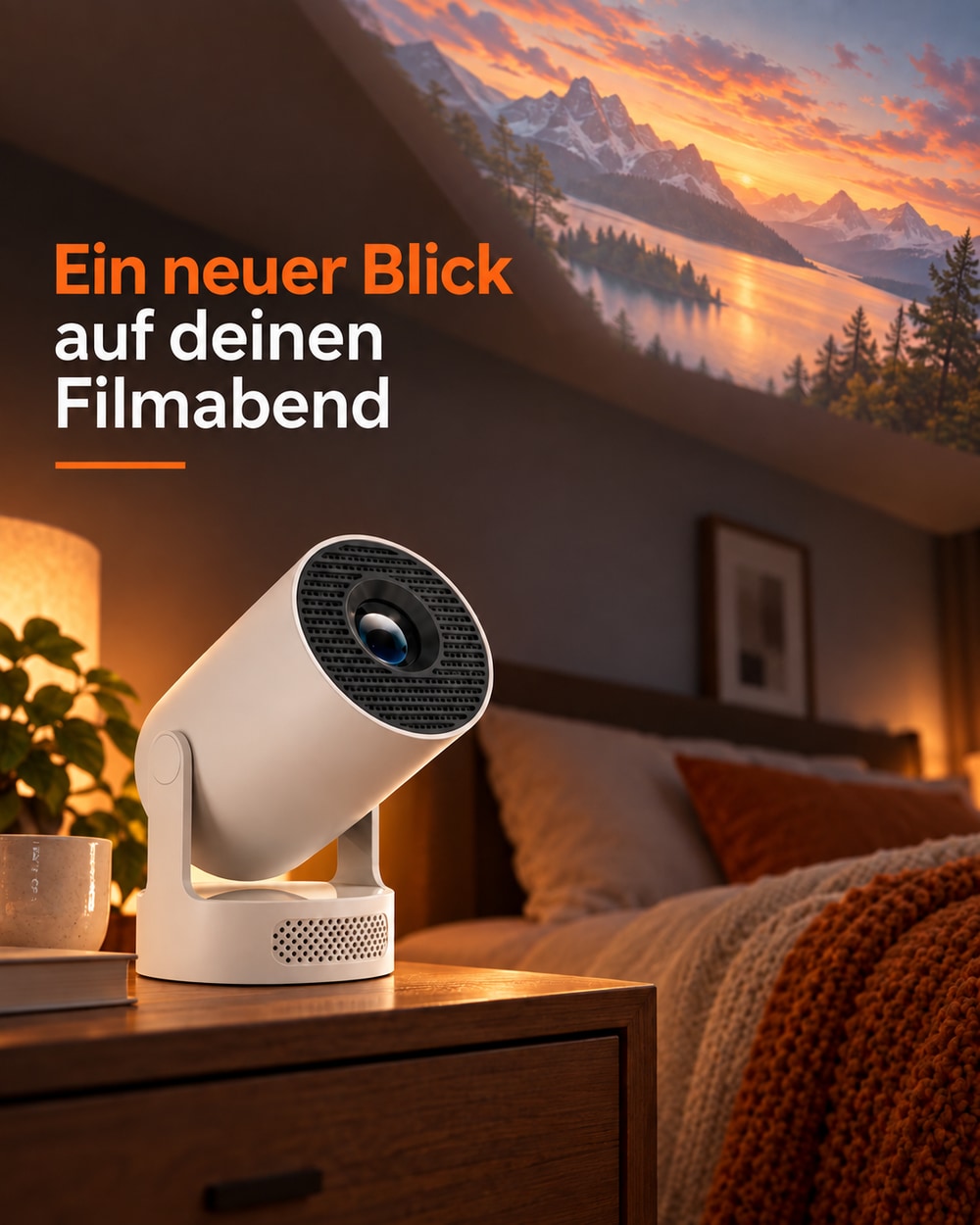 Miniprojektor – projisering i taket