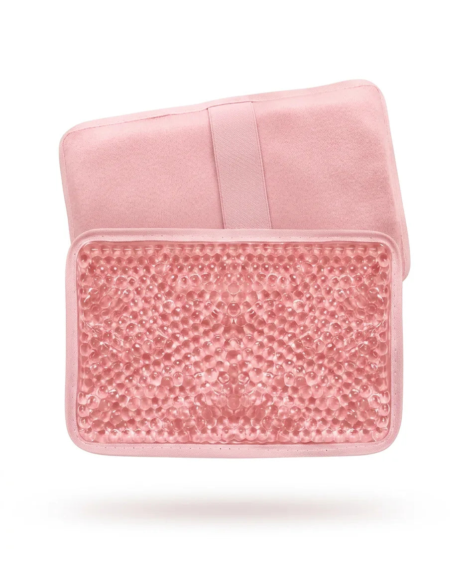 Fleksibel varme- og kuldegelpute – rosa fargevariant
