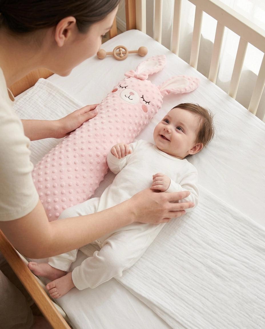 Babypute formet som en hånd med myk vibrasjon – roer babyen ved lurer og i bilen – produktbilde 3