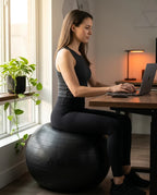 Treningsball med pumpe – kjernetrening, balanse og aktiv sitting uten fare for å sprekke – produktbilde 2