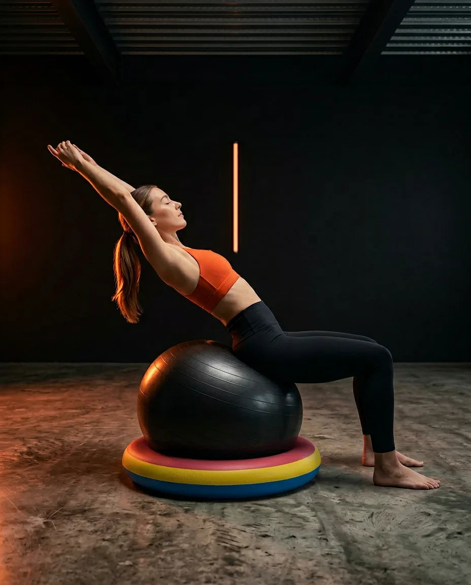 Ring for treningsball – holder sitteballen stødig på plass – produktbilde 3