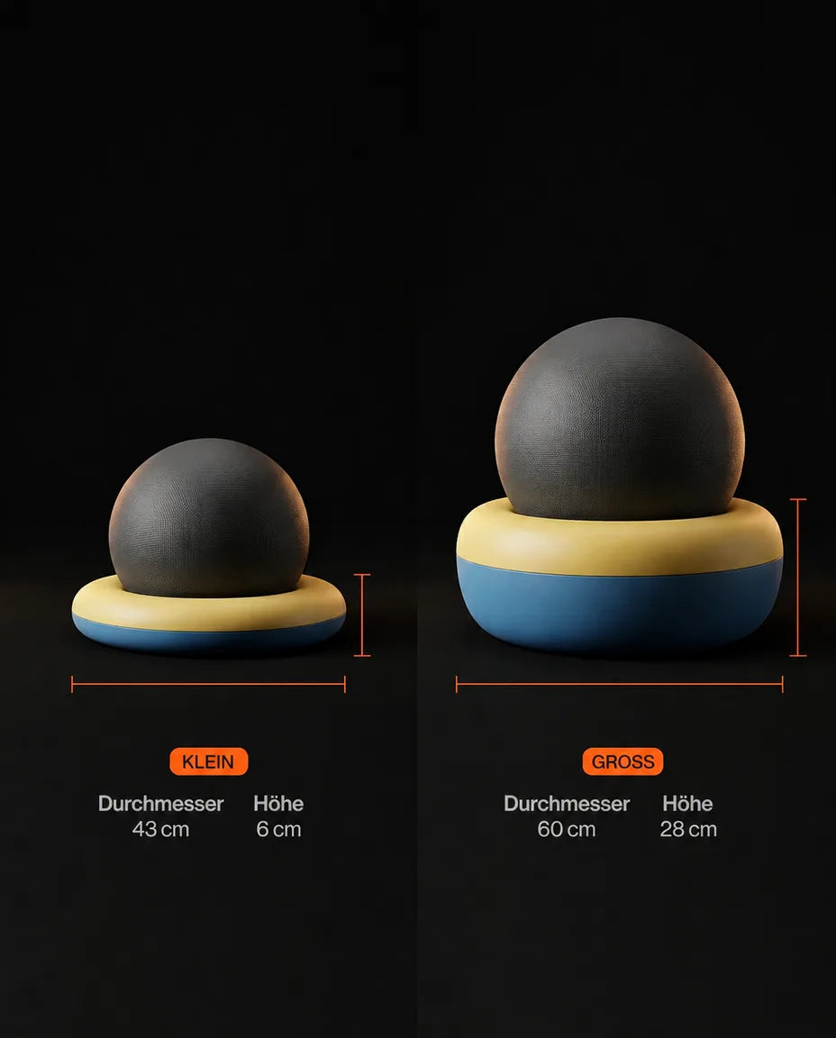 Ring for treningsball – holder sitteballen stødig på plass – produktbilde 7