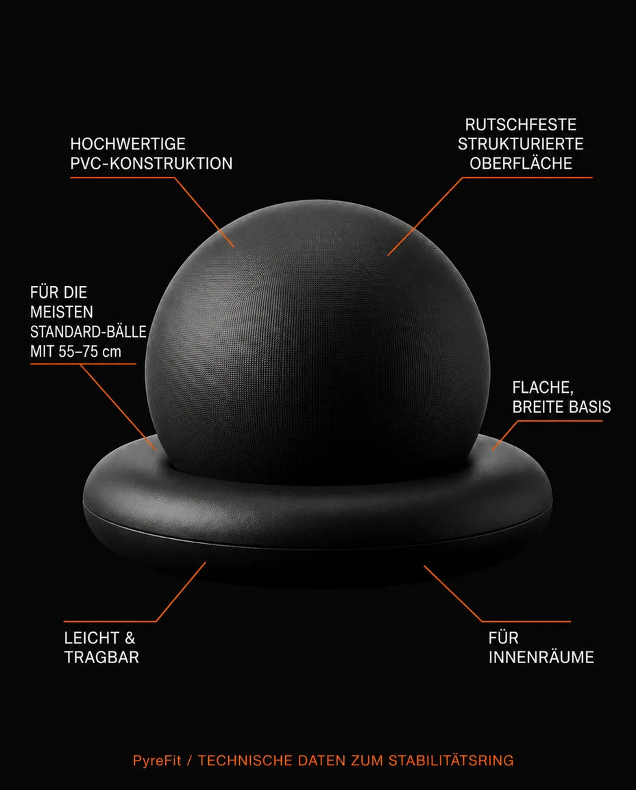 Ring for treningsball – holder sitteballen stødig på plass – produktbilde 8