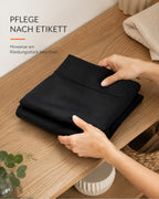 Svarte leggings med fleece på innsiden – produktbilde 9