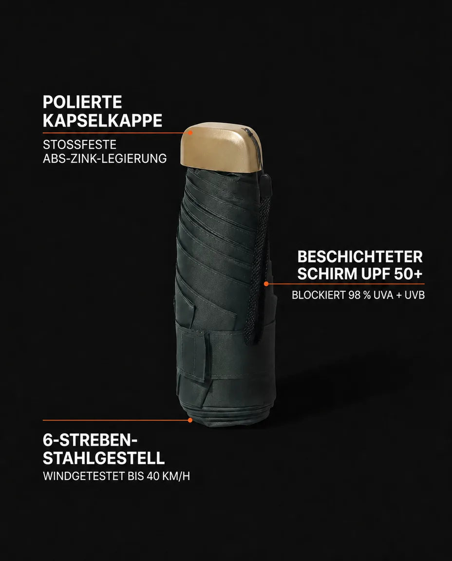 Lommeparaply med UV-beskyttelse – lett følgesvenn i sol og regn – produktbilde 8