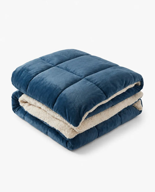 Vendbart kosepledd i fleece