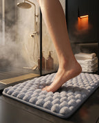 Baderomsmatte i memoryskum – myk, sklisikker og absorberende matte for badet – produktbilde 2
