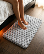 Baderomsmatte i memoryskum – myk, sklisikker og absorberende matte for badet – produktbilde 3