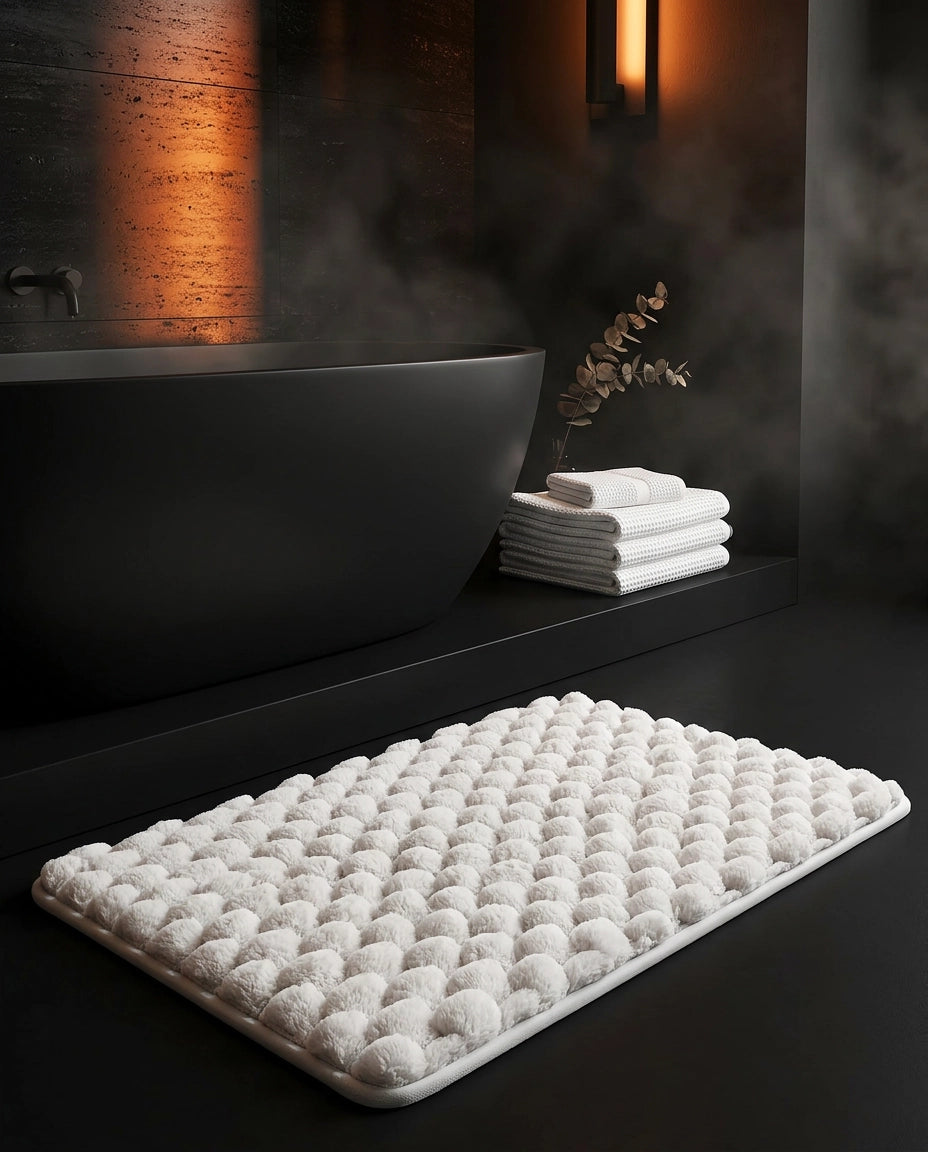 Baderomsmatte i memoryskum – myk, sklisikker og absorberende matte for badet – produktbilde 11