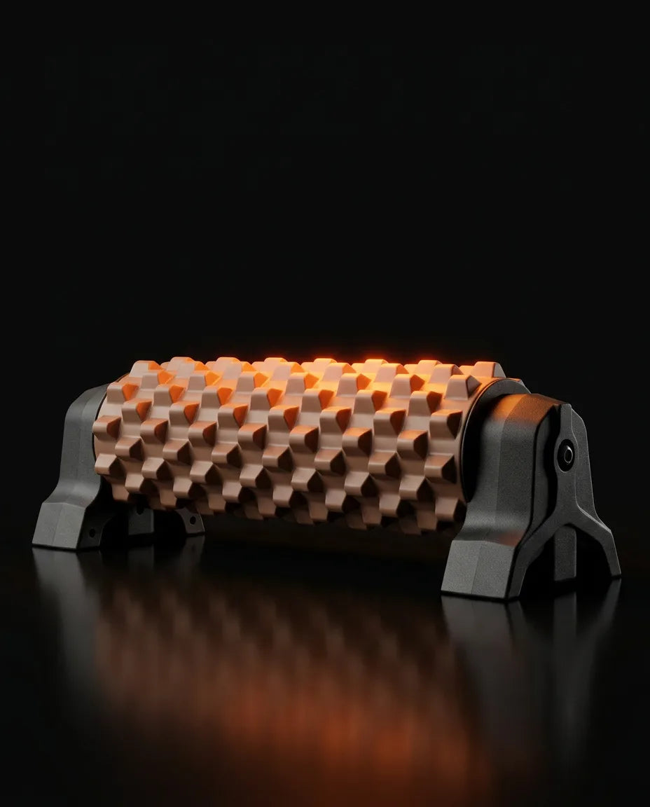 Foam roller for veggen – høydejusterbar massasjerulle for rygg, bein og skuldre – produktbilde 6
