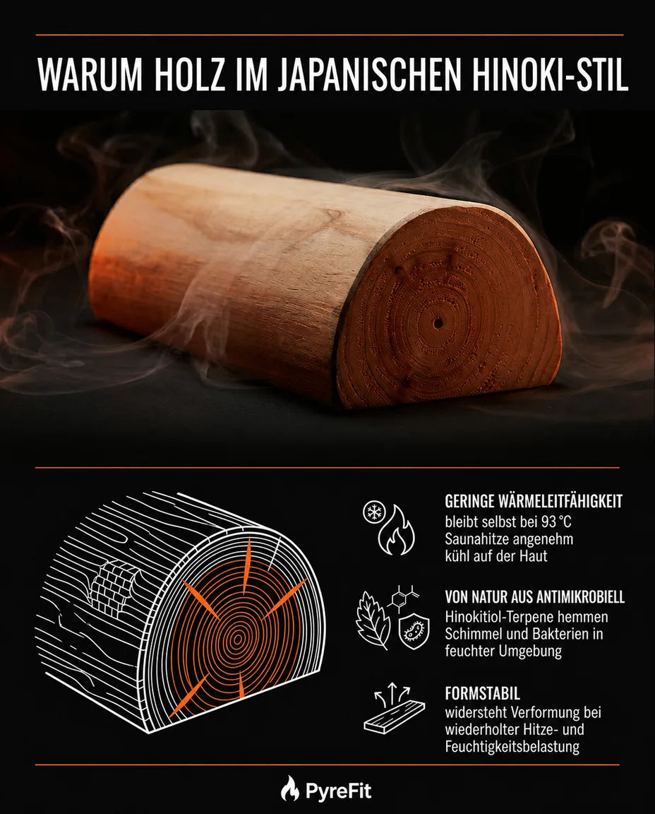 Nakkestøtte for badstuen i tre – ergonomisk nakkestøtte for badstue og spa – produktbilde 12