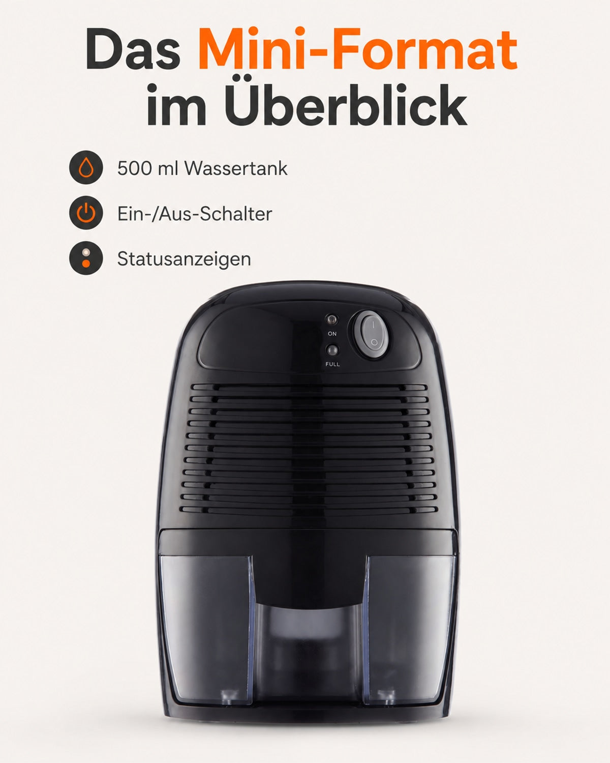 THANKSHARE mini-avfukter – funksjoner i oversikt