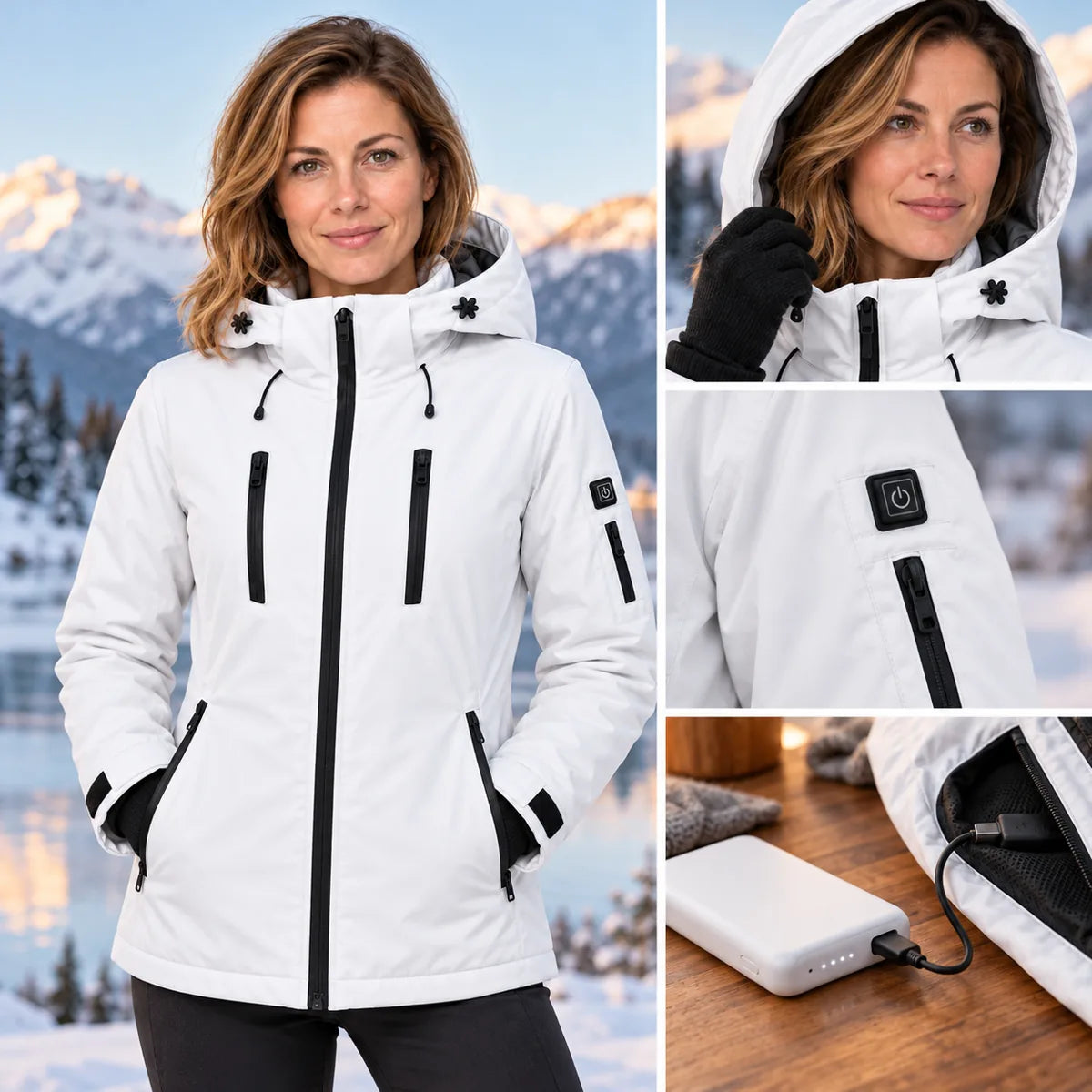 PyreFit Glacio – Oppvarmet parkas dame