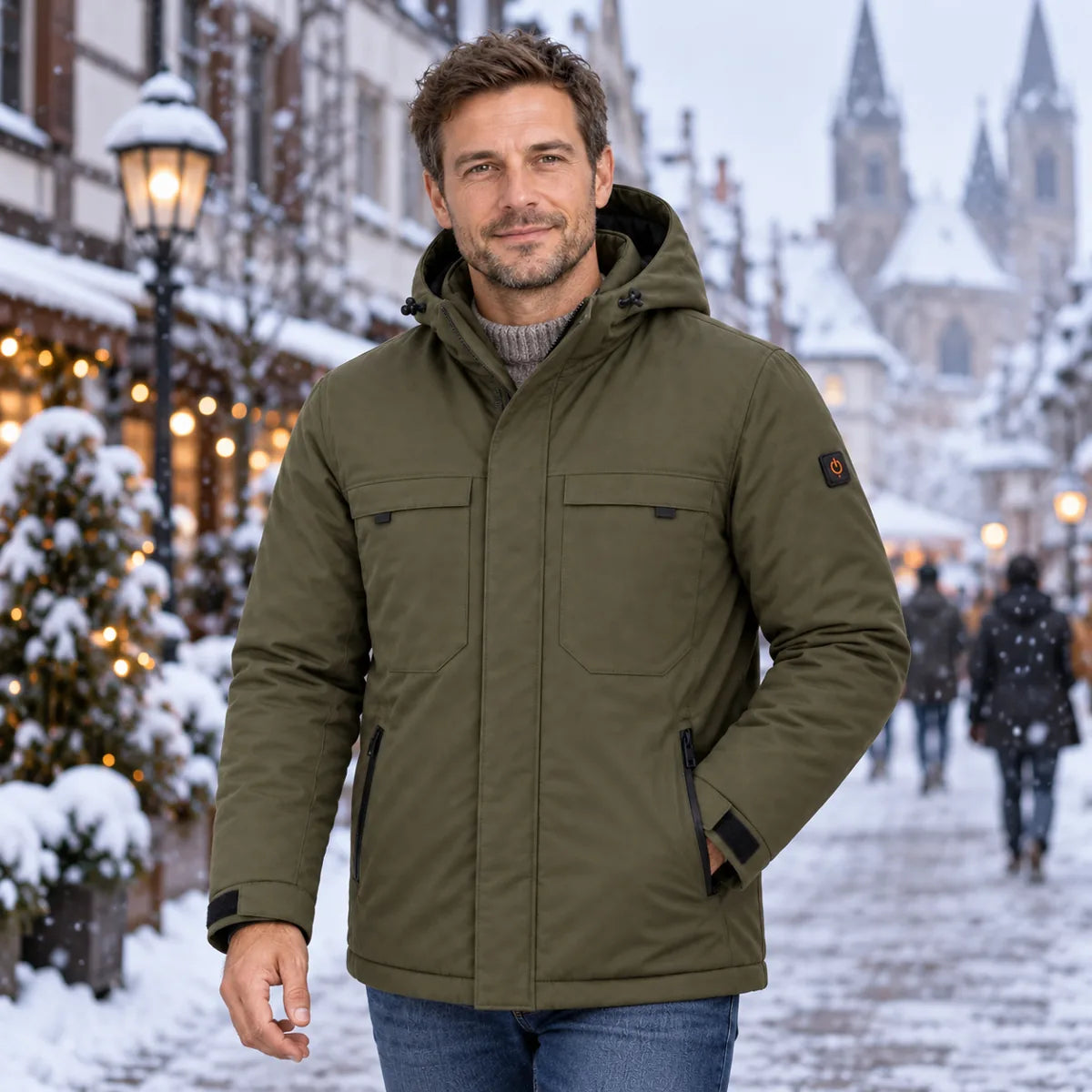 PyreFit Regaro – Oppvarmet parkas herre