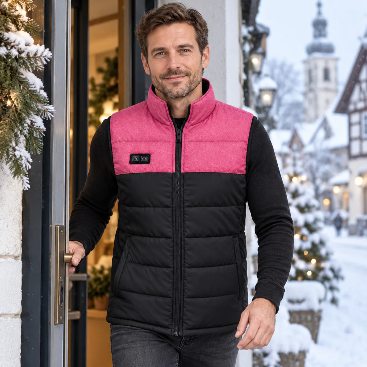 PyreFit Rundor – Vattert varmevest unisex