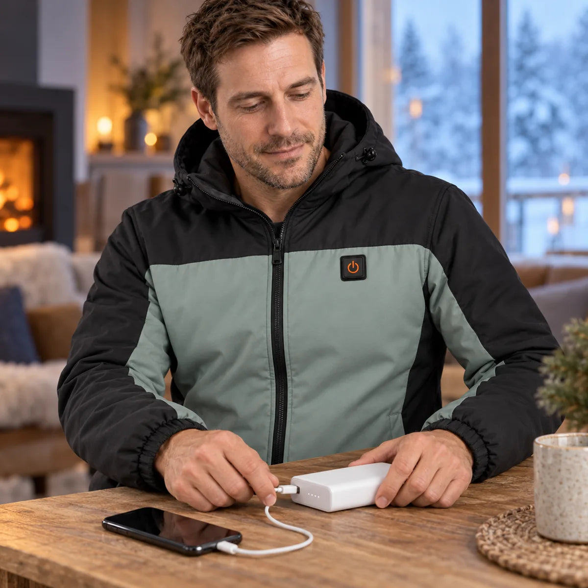 PyreFit Schiefer – Oppvarmet parkas unisex