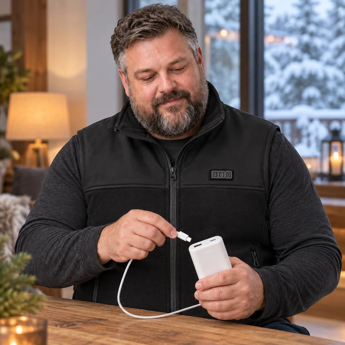 PyreFit Tarnor – Varmevest unisex med justerbar vidde