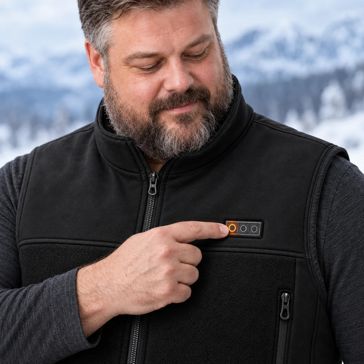 PyreFit Tarnor – Varmevest unisex med justerbar vidde