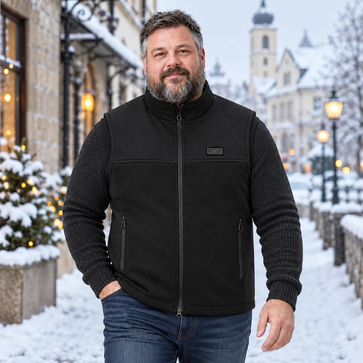 PyreFit Tarnor – Varmevest unisex med justerbar vidde