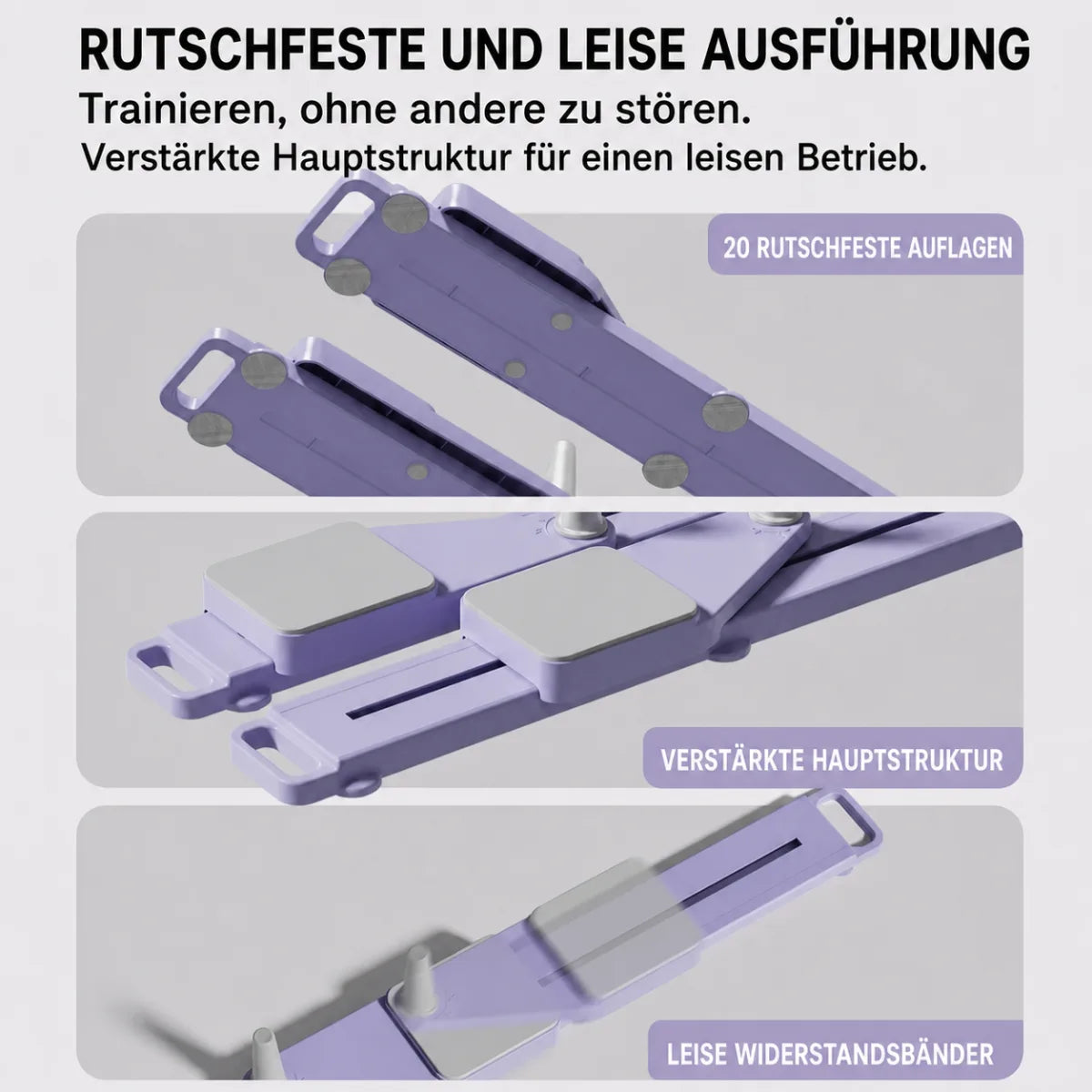 Komfortabelt Pilates-magebrett
